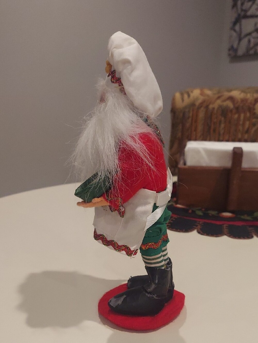 Vintage Annalee Holiday Chef Santa - Picture 4 of 10